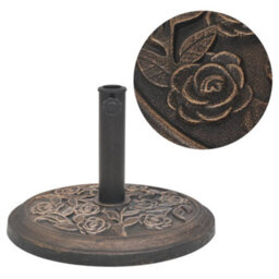 Walplus Parasol Base Resin Round Bronze 9 Kg
