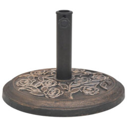 Walplus Parasol Base Resin Round Bronze 9 Kg - thumbnail 2