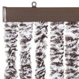 Vidaxl Insect Curtain Brown And Beige 90X220 Cm Chenille - thumbnail 4
