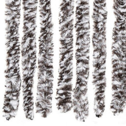 Vidaxl Insect Curtain Brown And Beige 90X220 Cm Chenille - thumbnail 5