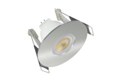 Luminosa Lighting Luminosa Evofire Mini Fire Rated Downlight 45mm Cutout Ip65 Polished Chrome Round