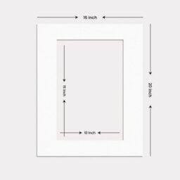 Ak Frames 20X16 White Picture Mounts To Fit 15X10 Aperture Size - Mount Board Only (No Frame Included) - thumbnail 3