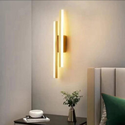 Led Wall Light 28W Brushed Gold Warm White Indoor Wall Lamp - thumbnail 4