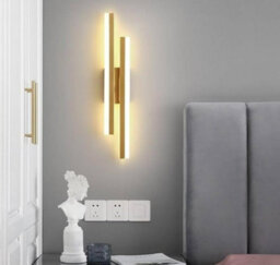 Led Wall Light 28W Brushed Gold Warm White Indoor Wall Lamp - thumbnail 3