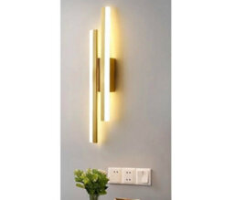 Led Wall Light 28W Brushed Gold Warm White Indoor Wall Lamp - thumbnail 2