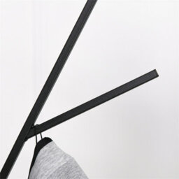Brown  Free Standing Coat Rack Metal Shelf Holder Stand - thumbnail 6