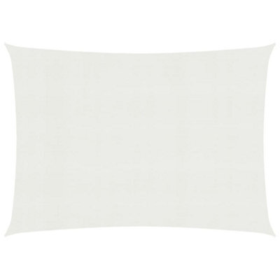 Berkfield Sunshade Sail 160 G/m2 White 3X4 M Hdpe - image 1