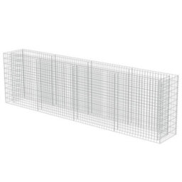 Berkfield Gabion Raised Bed Galvanised Steel 360X50X100 Cm - thumbnail 3