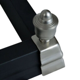 Lassic Fire Vida Adjustable Black & Silver Fire Fender - thumbnail 4