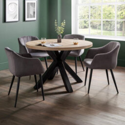 Oakham Glenwood Premium Scalloped Grey Dining Chairs - Set Of 2 - thumbnail 5