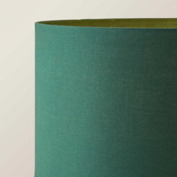 ValueLights Morrigan Mid Wood Shelf Floor Lamp With Forest Green Drum Shade And Bulb - thumbnail 4