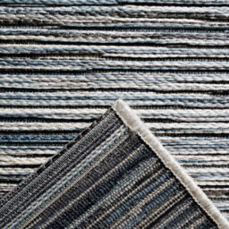 Blue Striped Outdoor Rug, Striped Stain-Resistant Rug For Patio, Garden, Deck,pool 5mm Modern Outdoor Rug-200Cm X 290Cm - thumbnail 6
