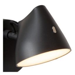 Lucide Milne Wall Light - Led Dim. 2700K - Black - thumbnail 3