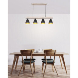 Luminosa Lighting Luminosa Günther Bar Pendant Ceiling Light Natural Color 4X E27 - thumbnail 5