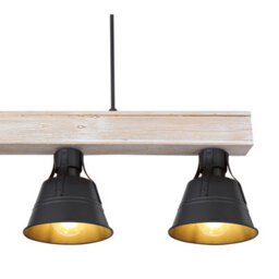 Luminosa Lighting Luminosa Günther Bar Pendant Ceiling Light Natural Color 4X E27 - thumbnail 4