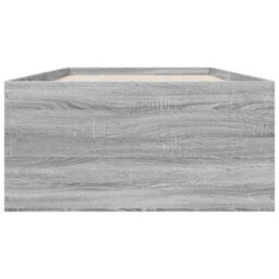 Berkfield Bed Frame Without Mattress Grey Sonoma 90X200 Cm - thumbnail 4