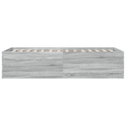 Berkfield Bed Frame Without Mattress Grey Sonoma 90X200 Cm - thumbnail 5
