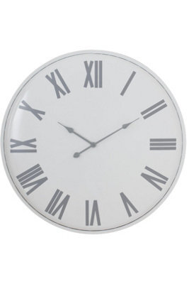 Flemings Large Grey Skeleton Wall Clock, 80Cm Modern, Classic - image 1