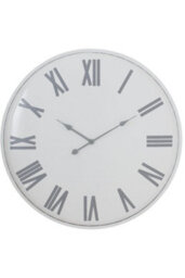 Flemings Large Grey Skeleton Wall Clock, 80Cm Modern, Classic - thumbnail 1