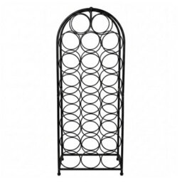 Levede Wine Rack 23 Bottles Freestanding Storage Organiser Stand Home,black - thumbnail 3