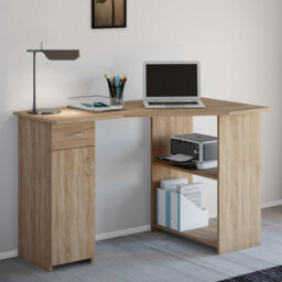 Vcm Wooden Corner Desk Desk Linzia - thumbnail 4