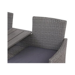 Evre Lisbon Rattan 2 Seater Jack & Jill Loveseat Partner Garden Furniture Patio Terrace Balcony Outdoor Indoor - thumbnail 7