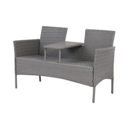 Evre Lisbon Rattan 2 Seater Jack & Jill Loveseat Partner Garden Furniture Patio Terrace Balcony Outdoor Indoor - thumbnail 3