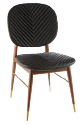Orsina Upholstered Dining Chair, Durable Dining Chair For Breakfast, Practical Leather Chair For Dining Room - thumbnail 2