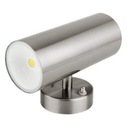 Long Life Lamps Company 8W Modern Outdoor Led Stainless Steel Double Wall Light Cool White Zlc312 - thumbnail 5