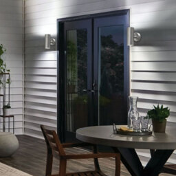 Long Life Lamps Company 8W Modern Outdoor Led Stainless Steel Double Wall Light Cool White Zlc312 - thumbnail 9