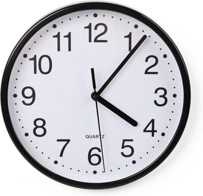 Divchi Wall Clock Silent & Non-Ticking Modern Battery Operated Digital Quiet Sweep Office Home School Kitchen Decor Clocks Black - image 1