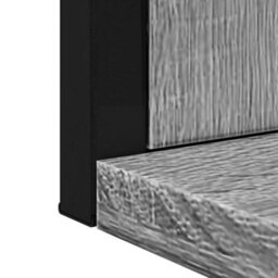 Walplus Bathroom Mirror With Shelf Grey Sonoma 50X12X60 Cm Engineered Wood - thumbnail 7