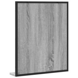 Walplus Bathroom Mirror With Shelf Grey Sonoma 50X12X60 Cm Engineered Wood - thumbnail 6
