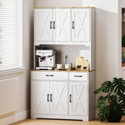 Homcom 175Cm Tall Kitchen Pantry, Kitchen Cabinet W/ Drawers, Shelves, White - thumbnail 8