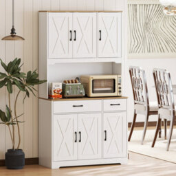 Homcom 175Cm Tall Kitchen Pantry, Kitchen Cabinet W/ Drawers, Shelves, White - thumbnail 1
