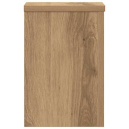 Walplus Plant Stands 2 Pcs Artisan Oak 20X20X30 Cm Engineered Wood - thumbnail 5
