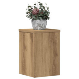 Walplus Plant Stands 2 Pcs Artisan Oak 20X20X30 Cm Engineered Wood - thumbnail 3