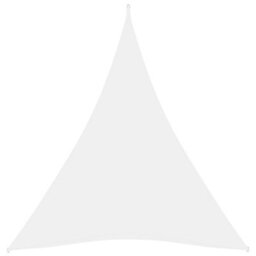 Berkfield Sunshade Sail Oxford Fabric Triangular 4X5X5 M White