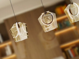 Luminosa Lighting Luminosa Ingrid Bar Pendant Ceiling 4 Light Champagne Led 3000K - Uk Stock - thumbnail 3
