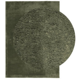 Walplus Rug Huarte Short Pile Soft And Washable Forest Green 160X230 Cm - thumbnail 3