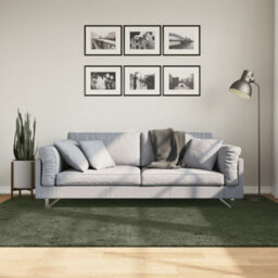 Walplus Rug Huarte Short Pile Soft And Washable Forest Green 160X230 Cm - thumbnail 1