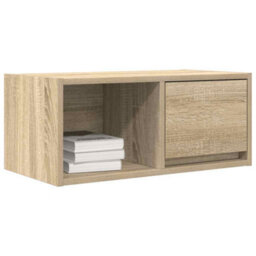 Berkfield Tv Cabinet Sonoma Oak 60X31X25.5 Cm Engineered Wood - thumbnail 4