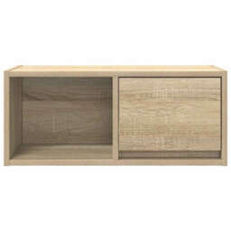 Berkfield Tv Cabinet Sonoma Oak 60X31X25.5 Cm Engineered Wood - thumbnail 6
