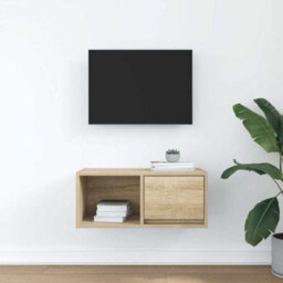 Berkfield Tv Cabinet Sonoma Oak 60X31X25.5 Cm Engineered Wood - thumbnail 3