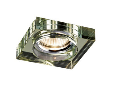 Luminosa Lighting Luminosa Crystal Recessed Downlight Deep Square Rim Only White Wine, Requires 100035310 To Complete The Item - image 1