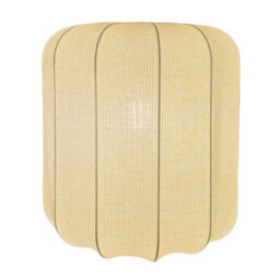 CGC Lighting Cgc Lila Cream Cylinder Ribbed Stretch Cotton Fabric Lampshade - thumbnail 4