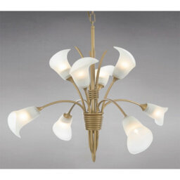 Luminosa Lighting Luminosa Ancona Pendant 8 Light G9 Satin French Gold - thumbnail 2