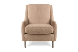 Modern Home Cassie Accent Chair - Mink & Silver - thumbnail 2