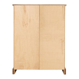 Seconique Corona 1 Door 4 Drawer Low Combi Wardrobe In Distressed Waxed Pine - thumbnail 5