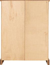 Seconique Corona 1 Door 4 Drawer Low Combi Wardrobe In Distressed Waxed Pine - thumbnail 6